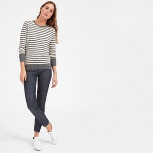 Everlane Cashmere Crew Neck Striped Sweater